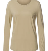 Sleep And Lounge Relaxed Round Neck Top | Lemon Pepper 74844-2810